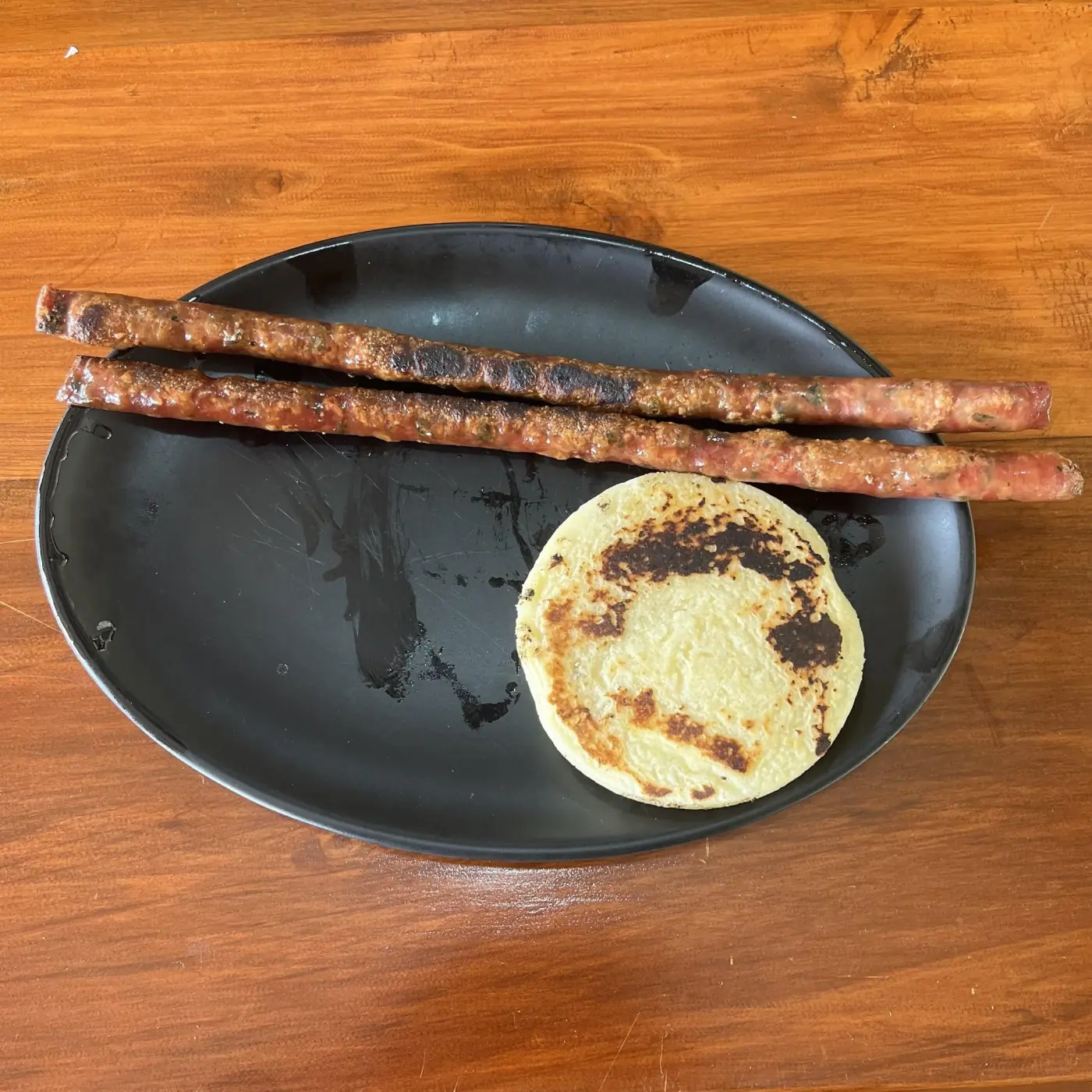 Bara con arepa
