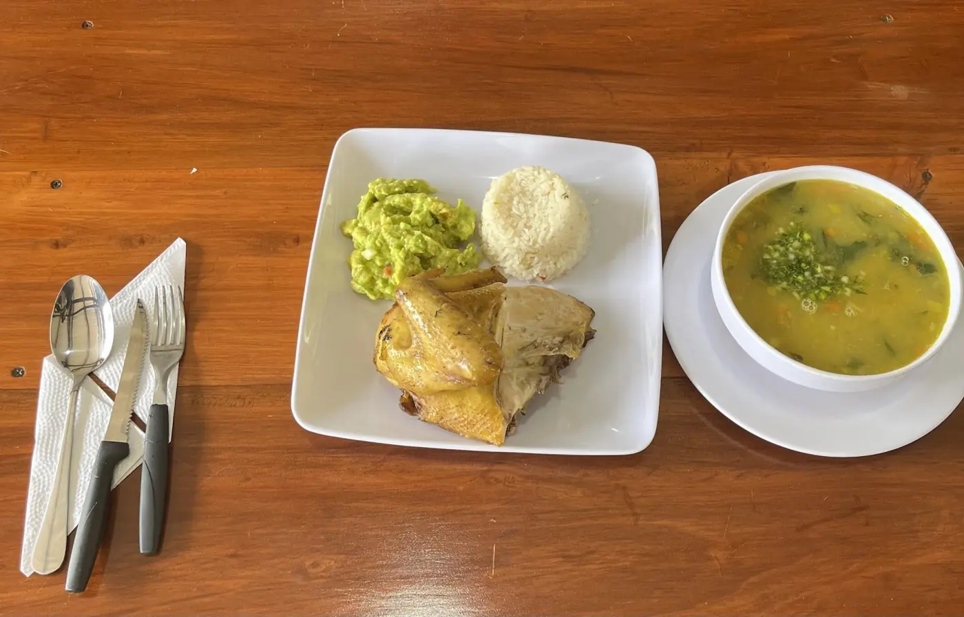 Ajiaco con gallina