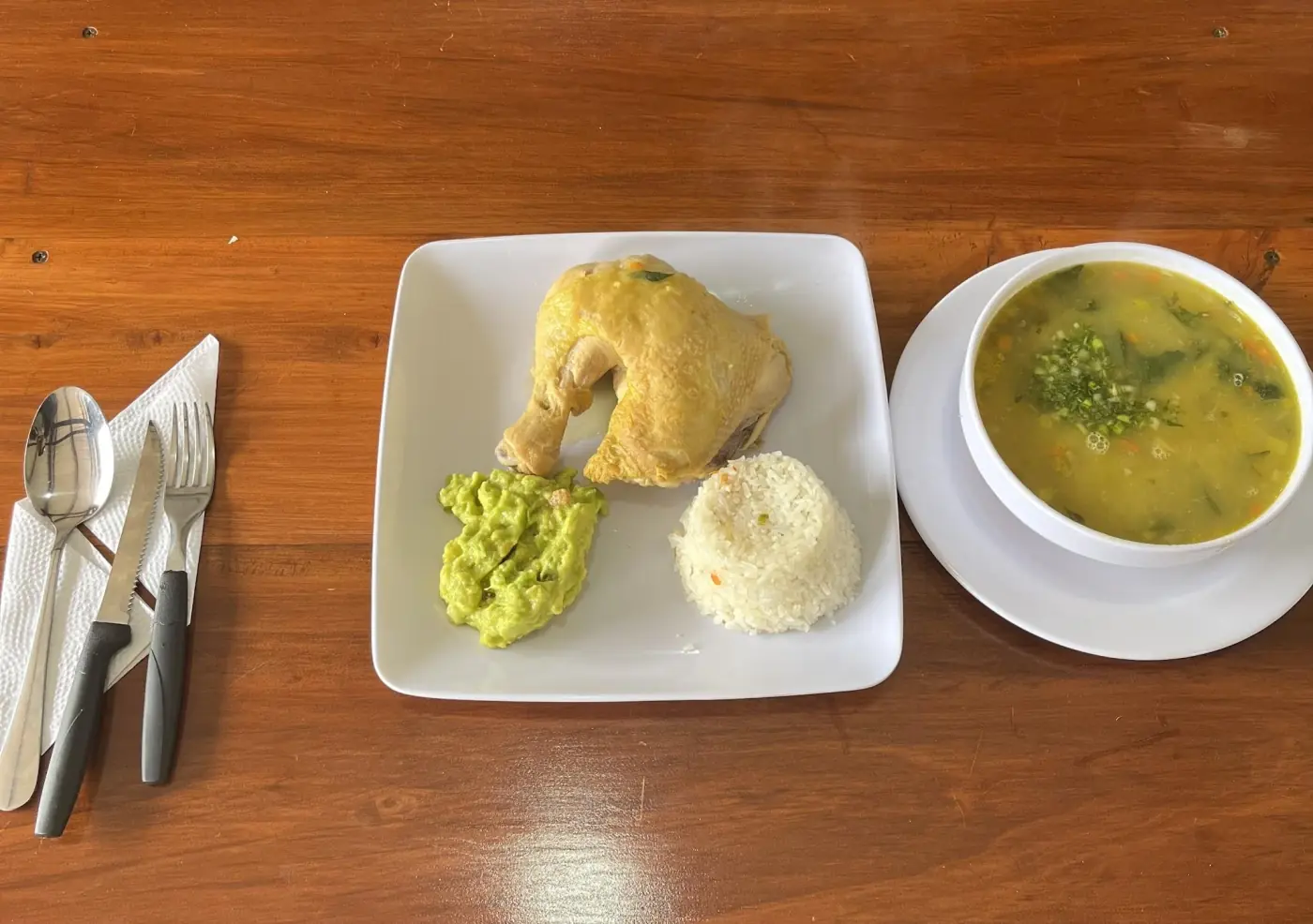 Ajiaco con pollo